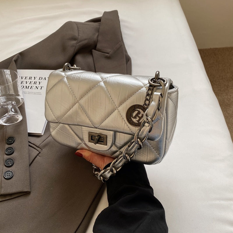 Wholesale Diamond Chain Versatile Fashion Small Square Bag